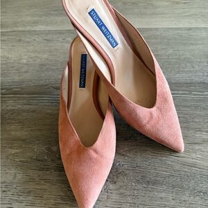 Stuart Weitzman Women's Blush Suede Heels